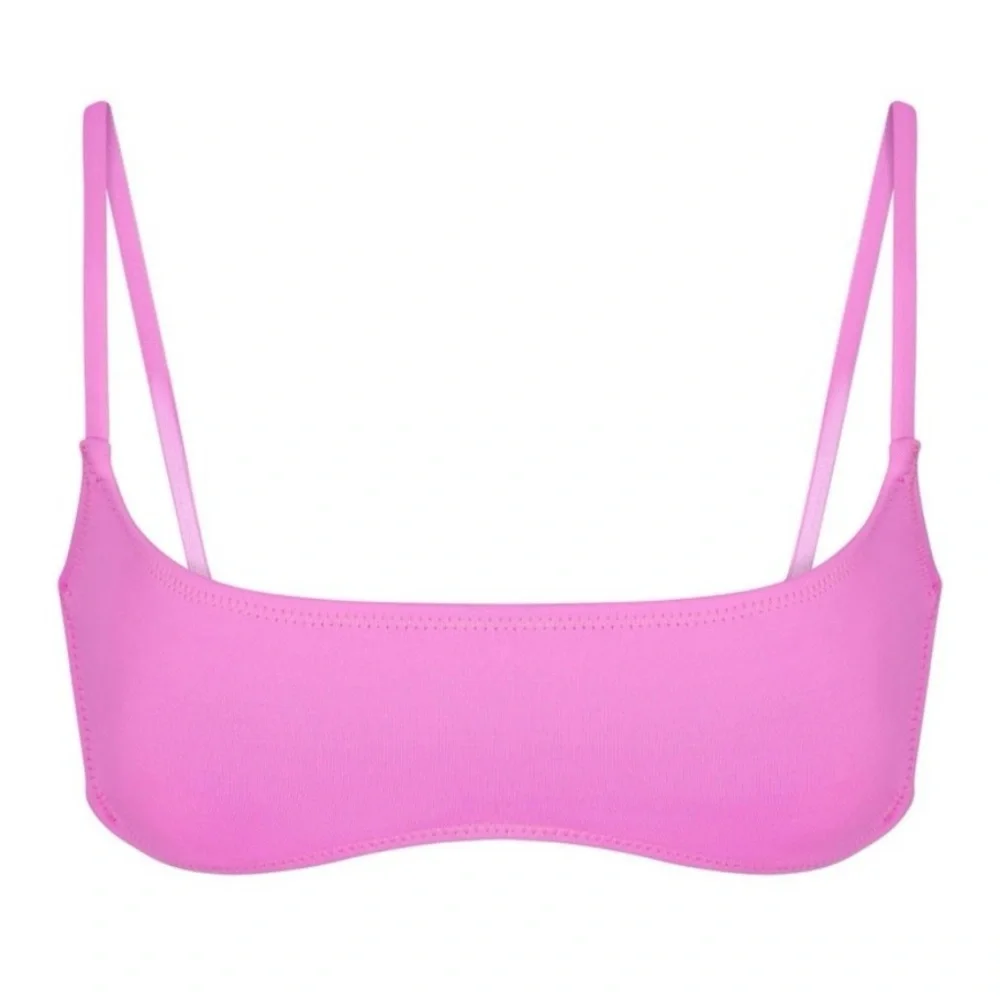 Skims SET NWT Neon Orchid Pink Bikini Swim Set 2-pc set top & Bottom Size m